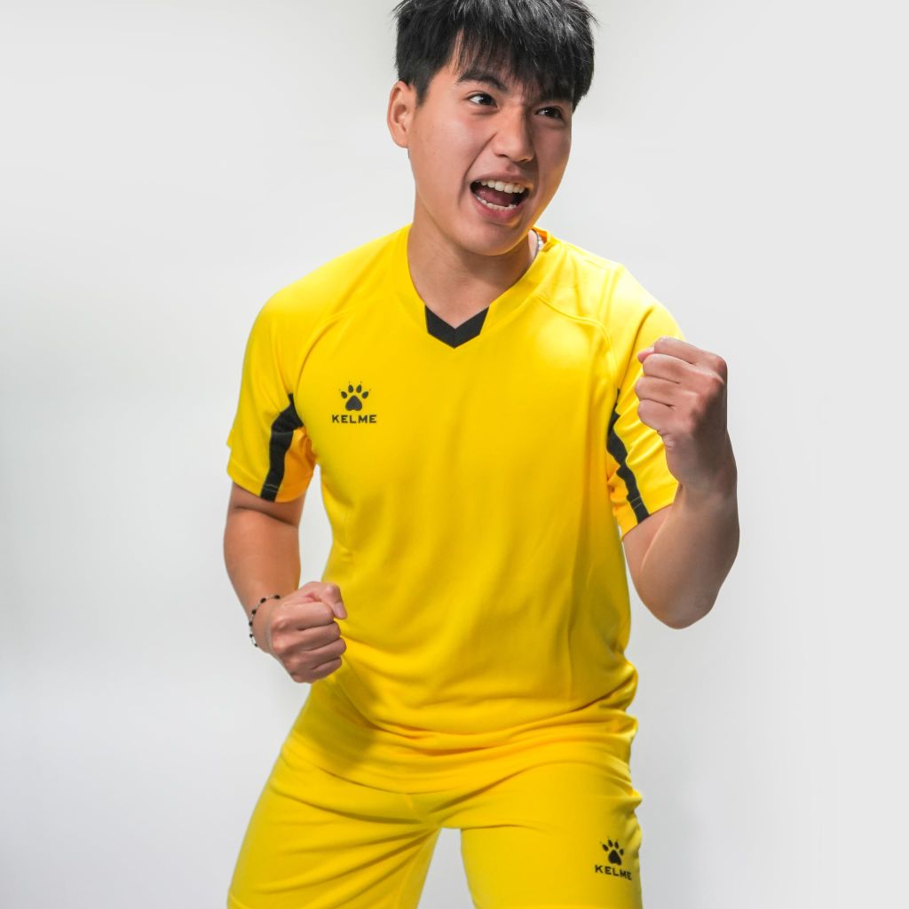 Bộ quần áo bóng đá chính hãng Kelme - Yellow/Black 7351ZB1129-712