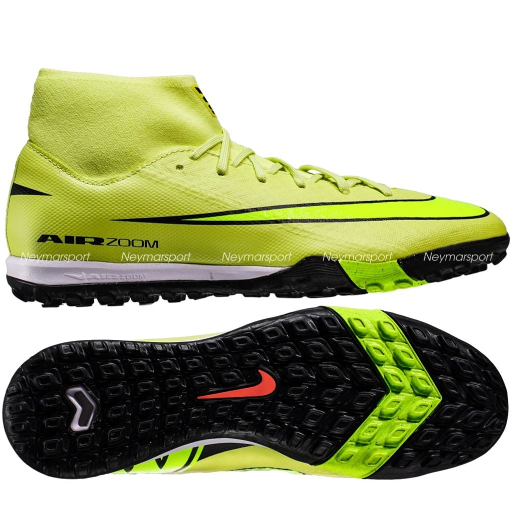 Giày đá bóng cỏ nhân tạo Nike Air Zoom Mercurial Superfly 10 Academy TF Max Voltage - Limelight/Volt/Hyper Crimson FQ8331-300
