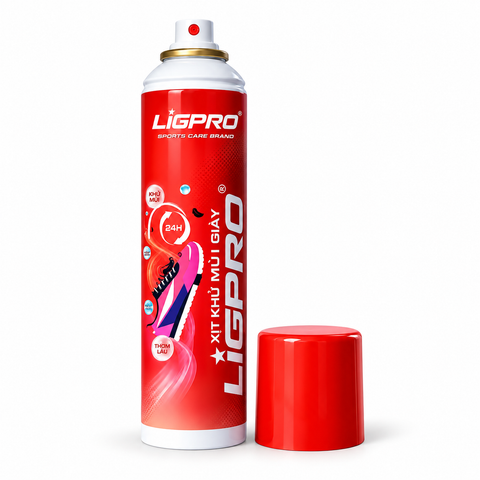 Xịt khử mùi giày Ligpro 200ml hương Hoa hồng - 200ml