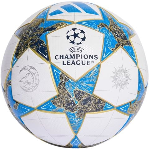 Quả bóng đá adidas Football Champions League 2025/26 League Box - White/Dark Blue/Gold Metallic JP1548
