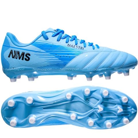 Giày đá bóng cỏ tự nhiên NMS Maestri 1.0 FG - Baby Blue/Black MAEFG1600