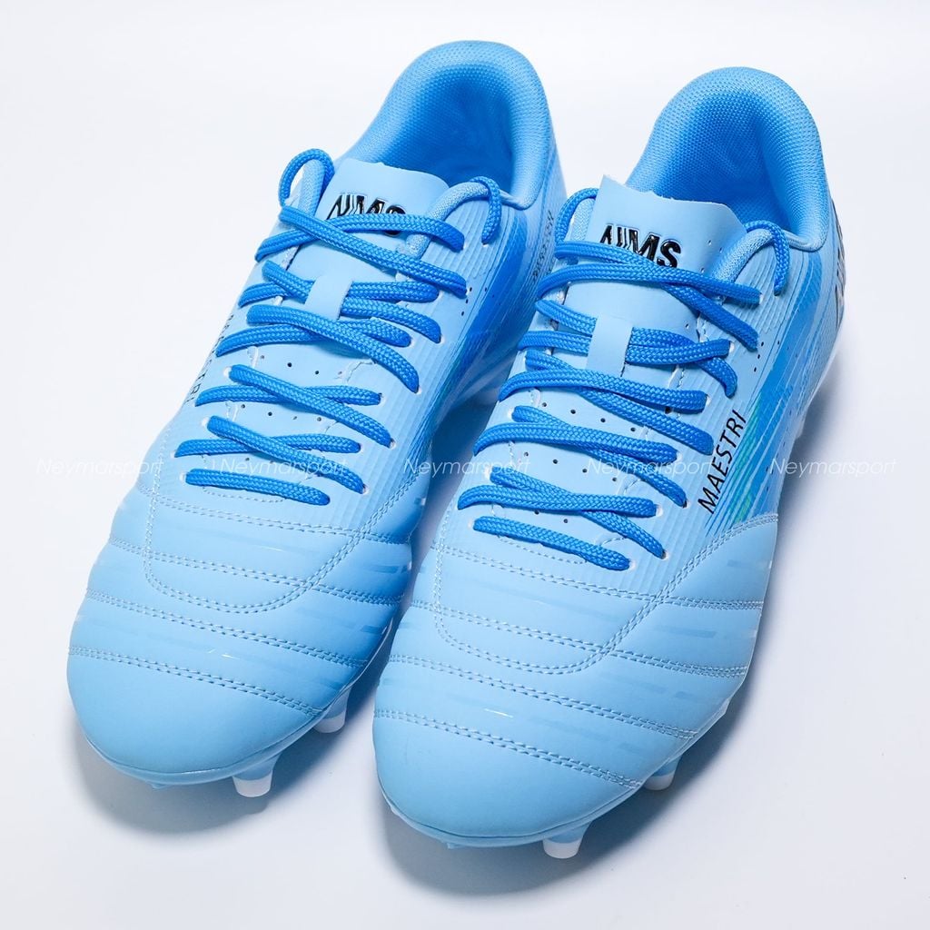 Giày đá bóng cỏ tự nhiên NMS Maestri 1.0 FG - Baby Blue/Black MAEFG1600
