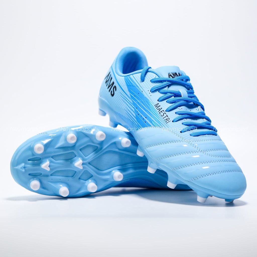 Giày đá bóng cỏ tự nhiên NMS Maestri 1.0 FG - Baby Blue/Black MAEFG1600