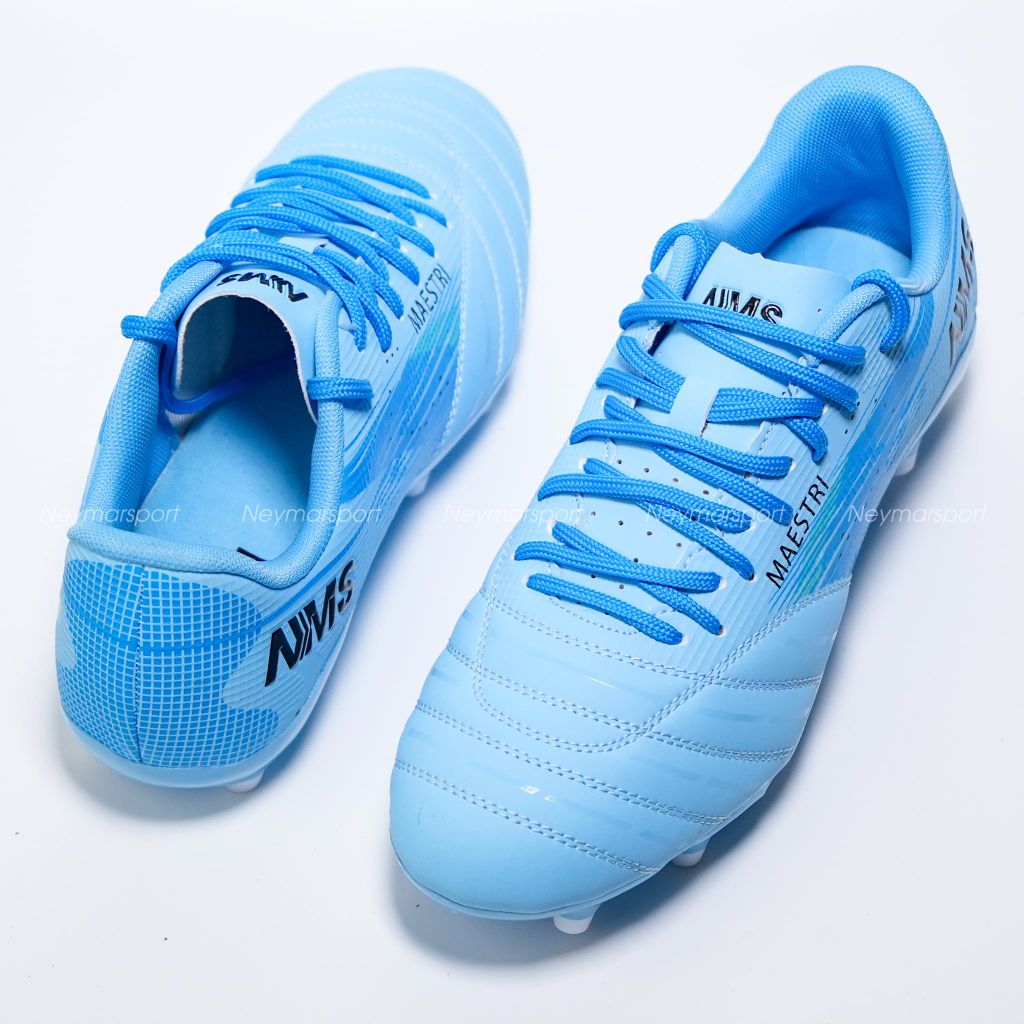 Giày đá bóng cỏ tự nhiên NMS Maestri 1.0 FG - Baby Blue/Black MAEFG1600