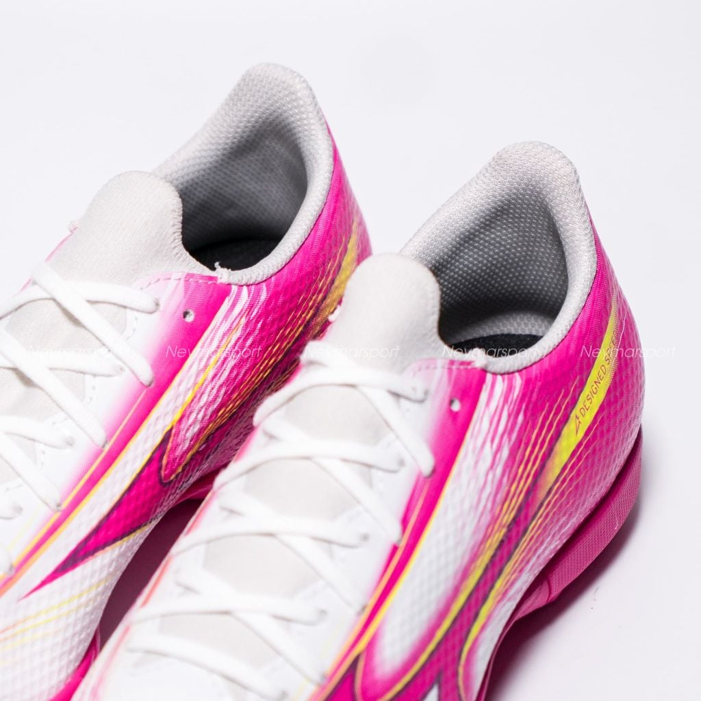 Giày đá bóng cỏ nhân tạo Mizuno Alpha III Select AS TF Blazing Flair - White/Fuchsia Purple KIDS P1GE266564