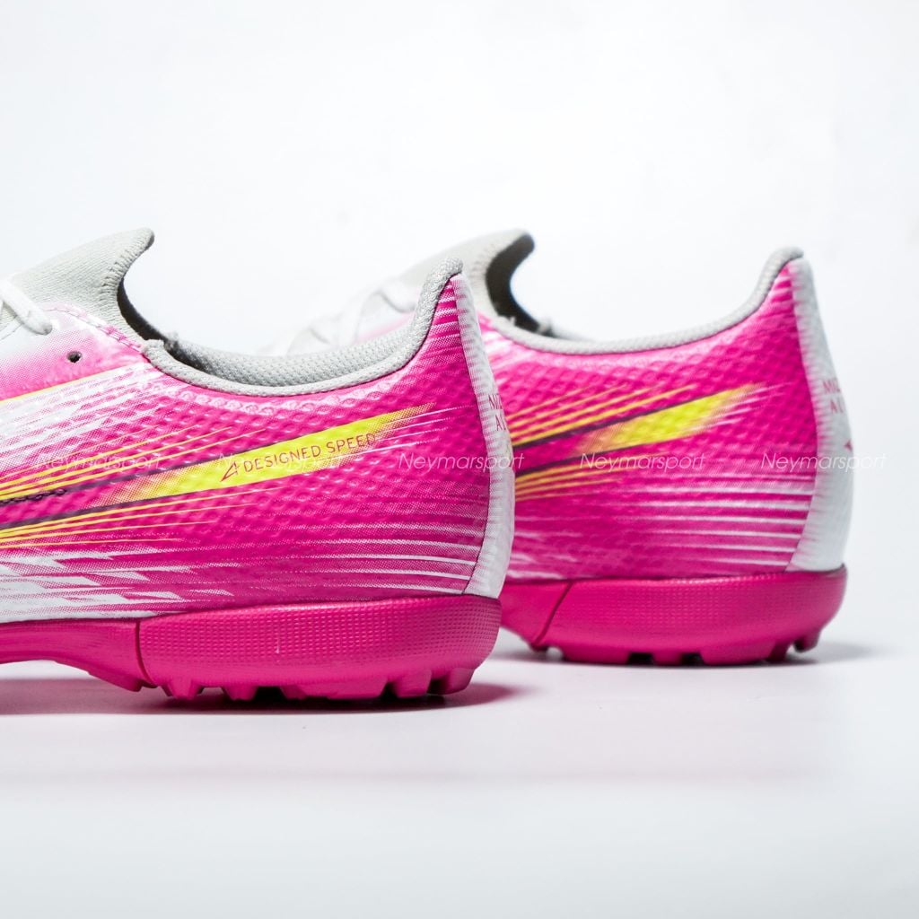 Giày đá bóng cỏ nhân tạo Mizuno Alpha III Select AS TF Blazing Flair - White/Fuchsia Purple KIDS P1GE266564