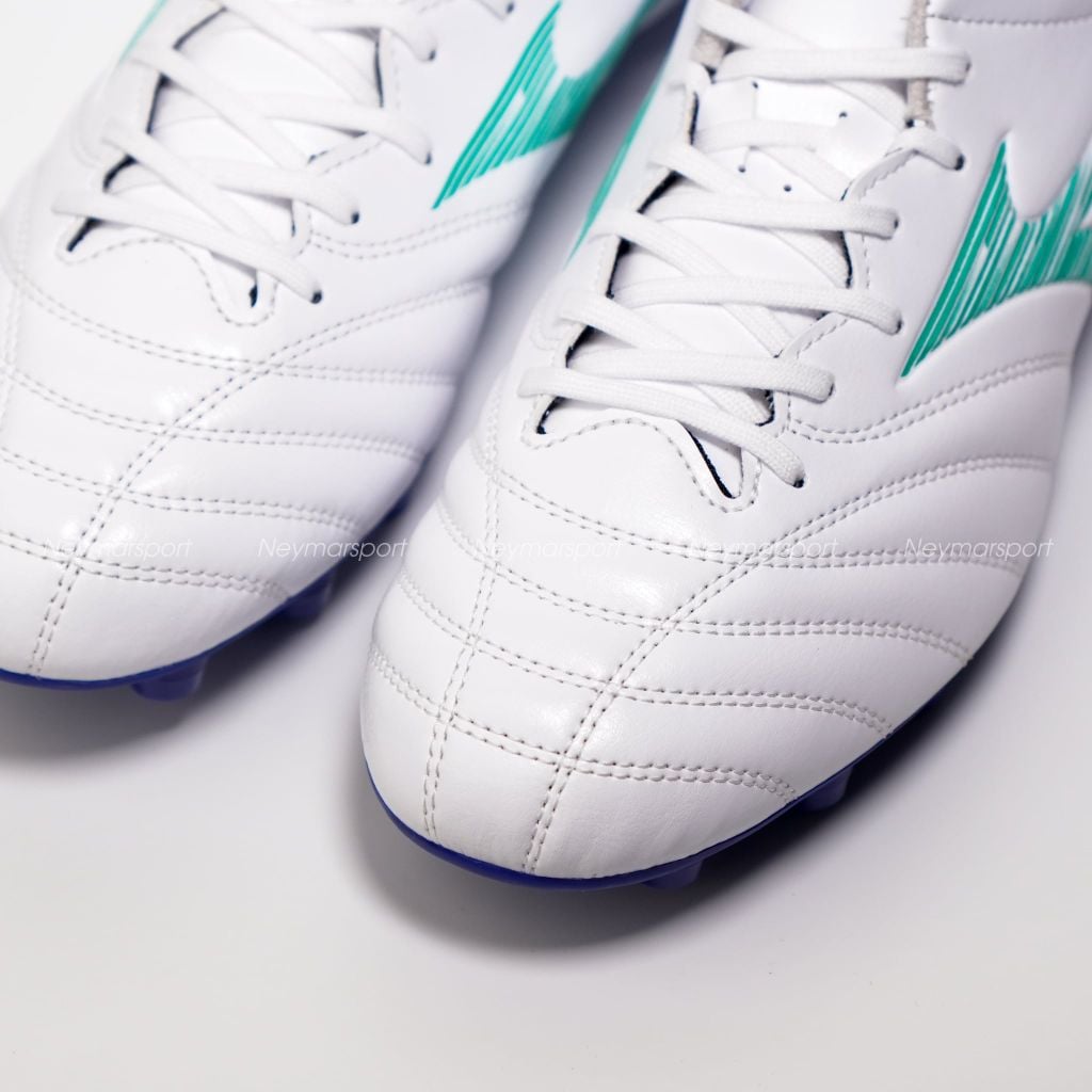 Giày đá bóng cỏ tự nhiên Mizuno Monarcida Neo III Select FG - White/Arcadia P1GA262530