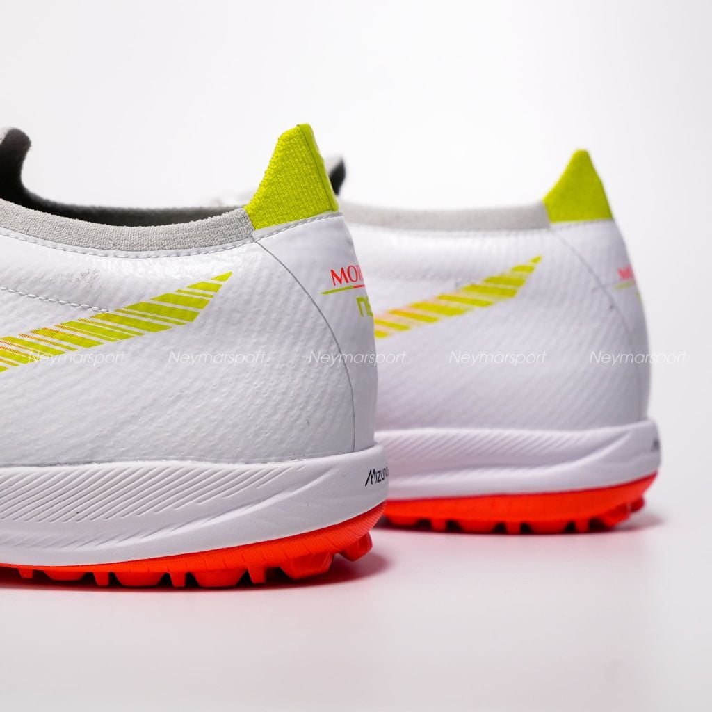 Giày đá bóng cỏ nhân tạo Mizuno Morelia Neo V Beta Pro TF Prism White - White/Evening Primrose/Lava Orange P1GD269454