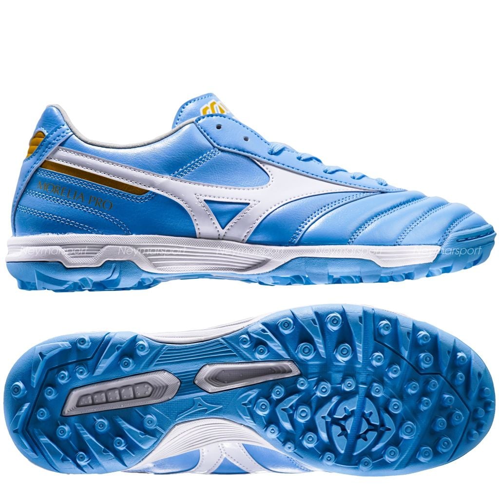 Giày đá bóng cỏ nhân tạo Mizuno Morelia II Pro AS TF Unity Sky - Sky Blue/White P1GD260625