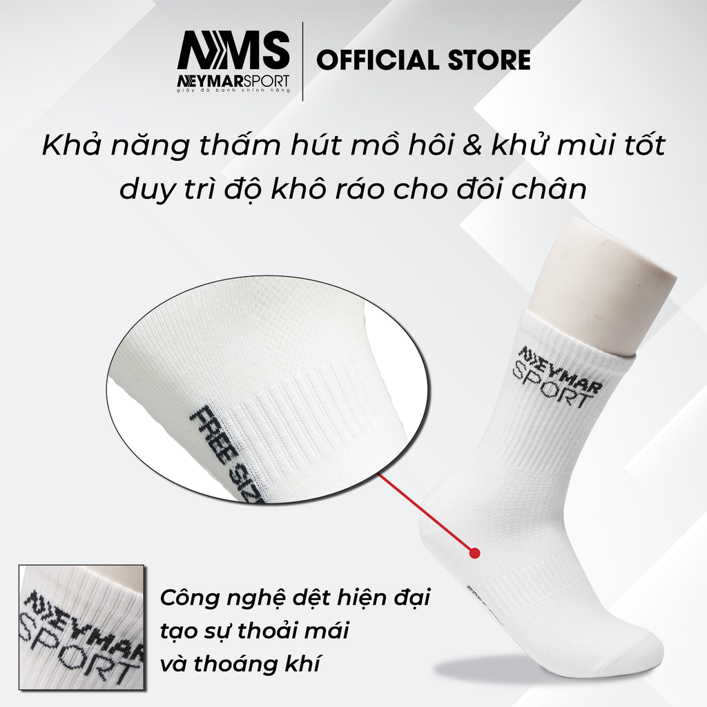 Vớ dệt kim NEYMARSPORT FREESIZE