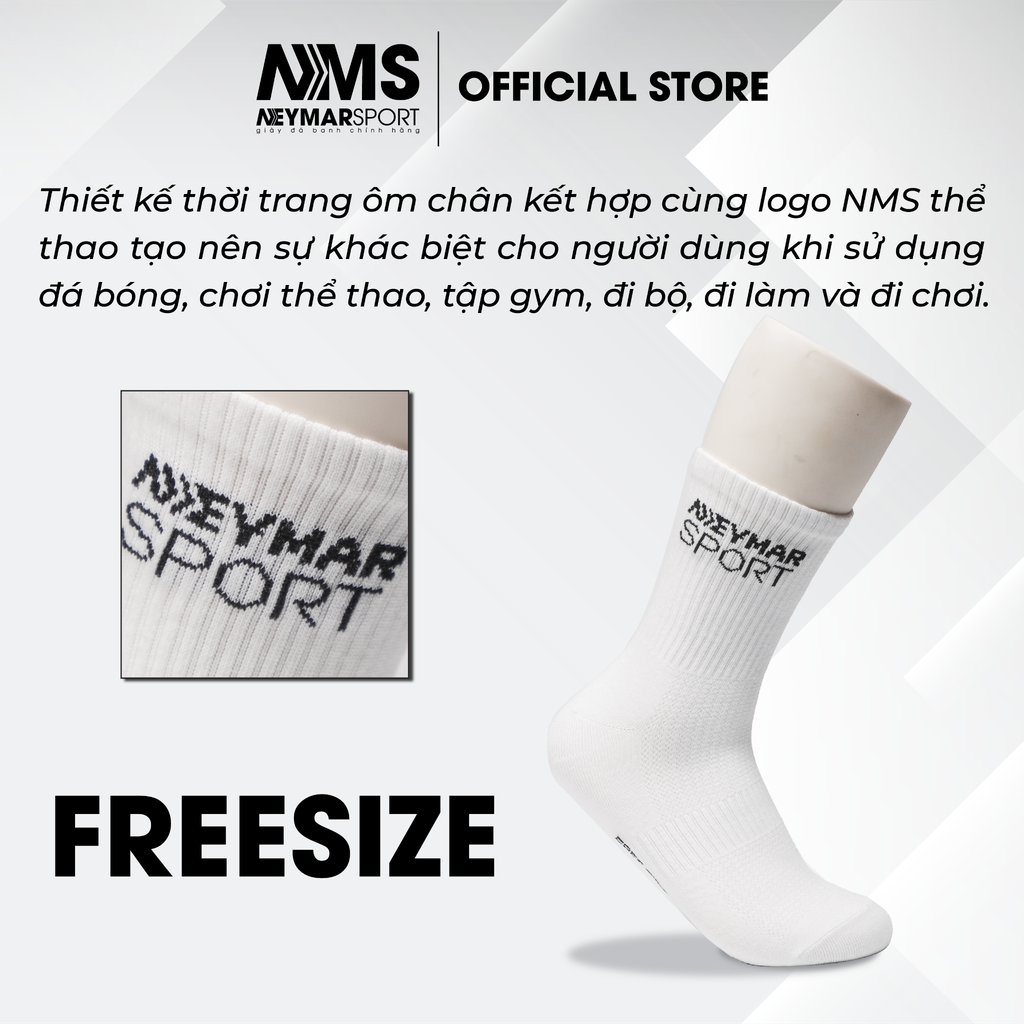 Vớ dệt kim NEYMARSPORT FREESIZE