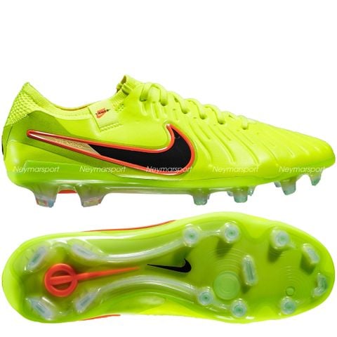 Giày đá bóng cỏ tự nhiên Nike Tiempo Legend 10 Elite FG Max Voltage - Volt/Black DV4328-701