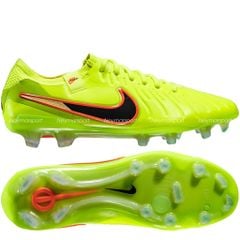 Giày đá bóng cỏ tự nhiên Nike Tiempo Legend 10 Elite FG Max Voltage - Volt/Black DV4328-701
