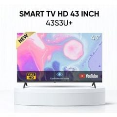 TV Coocaa 43-inch FHD 43S3U+ - Hệ điều hành Coolita 3.0 Smart; 60Hz; Loa 2.0 20W; HDR 10+