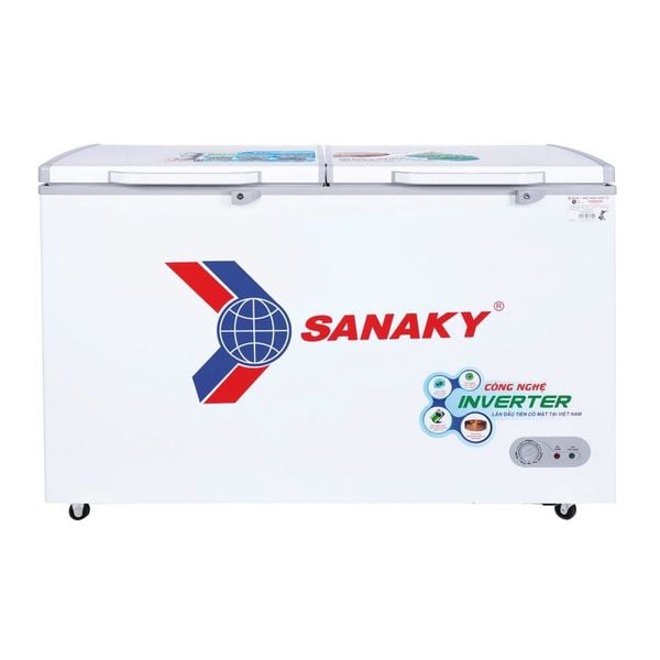 Tủ đông Sanaky 410L VH-5699HY3 - inverter; 1 ngăn đông; 2 cánh; Dàn đồng; R600a