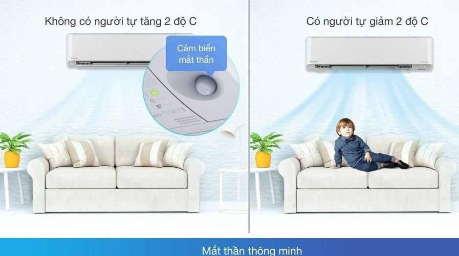 Điều hòa Daikin Inverter 2 HP KZ50VVMV (2 HP / 1 chiều / Wi-Fi) - Hàng Chính Hãng