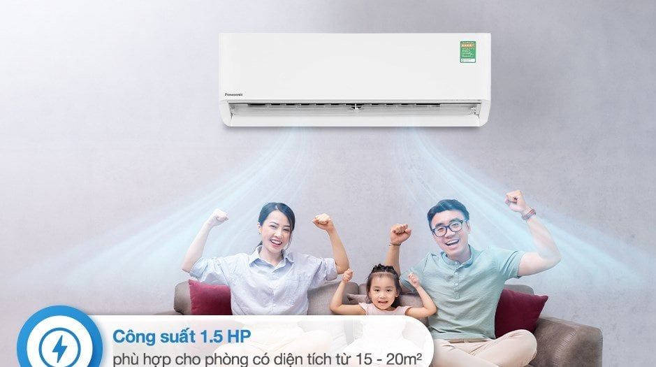 Điều hòa Panasonic Inverter CS-XU12BKH-8 (1.5HP / 11.900BTU / nanoe X / Wi-Fi) - Hàng Chính Hãng