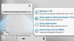 Điều hòa Panasonic Inverter 1 chiều XU9BKH-8 (1HP / 9550BTU / Nanoe X Gen 3) - Hàng Chính Hãng