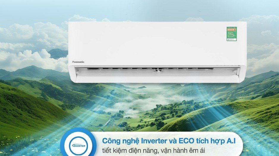 Điều hòa Panasonic Inverter 1 chiều XU9BKH-8 (1HP / 9550BTU / Nanoe X Gen 3) - Hàng Chính Hãng
