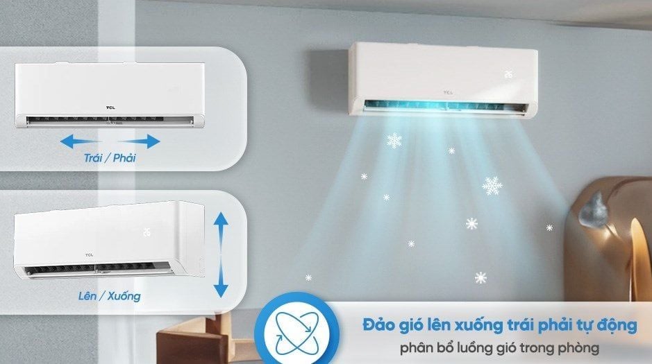 Điều hòa TCL Breeze In TBI-18CSD/TPHI 2025 (2HP / 17400BTU/h / Inverter) - Hàng Chính Hãng