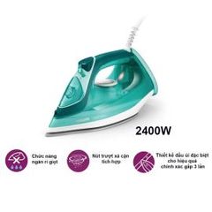 Bàn là hơi nước Philips DST3030/70, 2400W, mặt đế gốm, 300ml