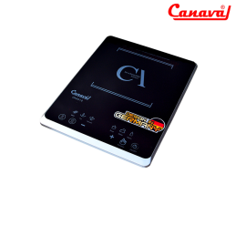 Bếp từ đơn Canaval CA-6618 2600W ( Boost ), Chống tràn, tự động ngắt khi không có nồi, tặng kèm nồi lẩu inox )