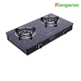 Bếp gas đôi dương kính, 2 lò Kangaroo KG526M, đánh lửa Magneto