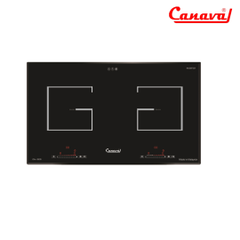 Bếp từ đôi Canaval CA-9939 - Inverter; 2.000W+2.000W (Booster 2.800W); Điều khiển cảm ứng trượt 8 mức; Chống tràn; Bảo vệ quá nhiệt; Chíp điều khiển Siemens; 690*390mm; Malaysia