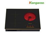 Bếp từ- hồng ngoại ba cao cấp ( 2 từ 1 hồng ngoại ) Kangaroo KG446I, 5800W, Bếp dương