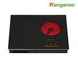 Bếp từ- hồng ngoại ba cao cấp ( 2 từ 1 hồng ngoại ) Kangaroo KG446I, 5800W, Bếp dương