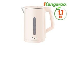 Bình siêu tốc Kangaroo 1.7L KGWK17P1G, 1500W, đế xoay 360 độ Leifan
