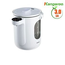 Bình thuỷ điện Kangaroo KGT3G 3L, 1200W, 8 mức nhiệt độ, ruột bình thủy tinh