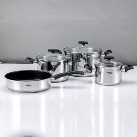 Bộ nồi inox Wilford 4 món WF4430, 16-20-24cm, chảo 26cm