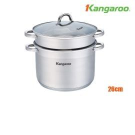 Bộ nồi xửng 5 đáy Kangaroo 26cm KGCP26C1S