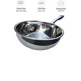 Chảo 5 lớp đáy liền cán giả đúc Fivestar FCP265L001, 26cm