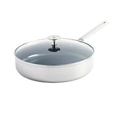 Chảo chiên chống dính BLUE DIAMOND ( CC003688-101) , 28cm, thép không gỉ 18/10 phủ Ceramic chống dính không chứa PFAS, có vung kính