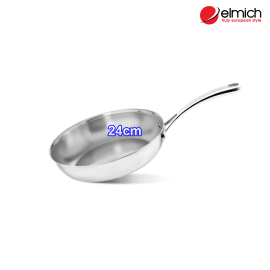 Chảo inox nguyên khối Elmich Trimax EL3738Max size 24 ( 2353738Max ), không chất chống dính