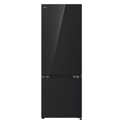 Tủ lạnh LG 335L LBB33BLGA - Cánh gương đen - Ngăn đá dưới 87L; Đá tự động; Đông mềm từ -2 đến 3 độ; LG ThinQ; 386 kWh/năm; 600x1720x720