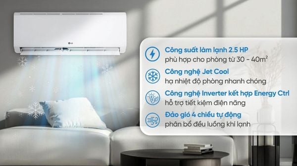 Dàn nóng điều hòa LG Inverter IFC24M1U (2.5HP / 24000 BTU/h / 2026) - Hàng Chính Hãng