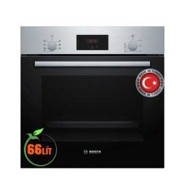 Lò nướng Bosch HMH.HBF113BR0A 60cm, 66L, nướng 3D Hotair, 50°C - 270°C, Màn hình LED, núm cơ và cảm ứng