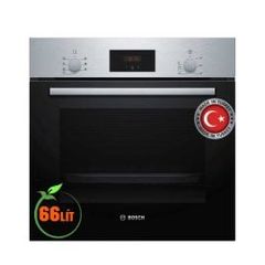 Lò nướng Bosch HMH.HBF113BR0A 60cm, 66L, nướng 3D Hotair, 50°C - 270°C, Màn hình LED, núm cơ và cảm ứng