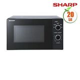 Lò vi sóng cơ 20 lít Sharp R-2030E-CH, 800W, 5 mức công suất, tiếng Việt, màu đen