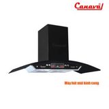 Máy hút mùi Canaval CA-8670G ( 70cm, kính cong, 3 tốc độ, 2 x 80W, Bộ lọc than hoạt tính, ống thoát khi 150cm ,700 x 580 x 475 mm, 850m3 /h )