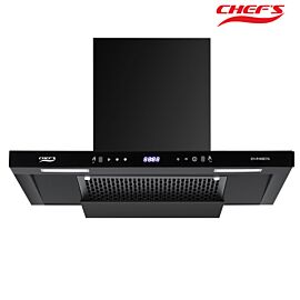 Máy hút mùi Chef's EH-R105E7G, chữ T, 1100m3/h, 700x445x400mm, màu đen