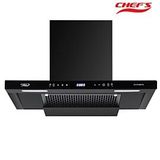 Máy hút mùi Chef's EH-R105E7G, chữ T, 1100m3/h, 700x445x400mm, màu đen