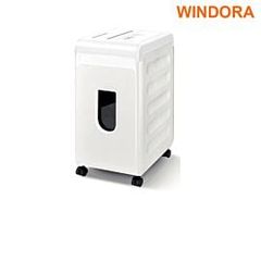 Máy hủy siêu vụn tài liệu WINDORA S55CD: A4/A5; 8-12 tờ; LCD; Hủy giấy, kim kẹp, kim bấm, card, đĩa CD; hủy vụn; Miệng cắt: 230mm; <47db; hủy liên tục 11 min; thùng 23L; 4 bánh xe; 1Y (WINDORA-S55CD)