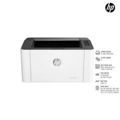 Máy in Laser HP 108a ; USB2.0; A4 A5; 1200x1200; 20 trang/phút; Mực: HP110A; 1Y(108A-4ZB97A)