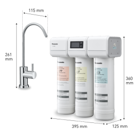 Máy lọc nước Panasonic TK-CB430-ZEX (1,5 lít/phút,công nghệ lọc UF)