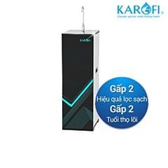Máy lọc nước RO Hydrogen Karofi KAQ-L06, 11 cấp, 10L/h, 3 lõi lọc thô Smax pro V 1,2,3, màu xanh