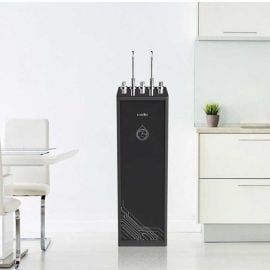 Máy lọc nước RO Hydrogen tích hợp nóng lạnh Karofi KAD-D66, 11 cấp lọc, tủ đứng slim, 20L/h, 2 vòi, 3 chức năng ( 430W, 90W), làm lạnh bằng block
